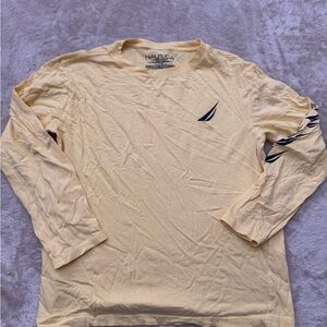 Nautica Soft Yellow Long Sleeve Tee